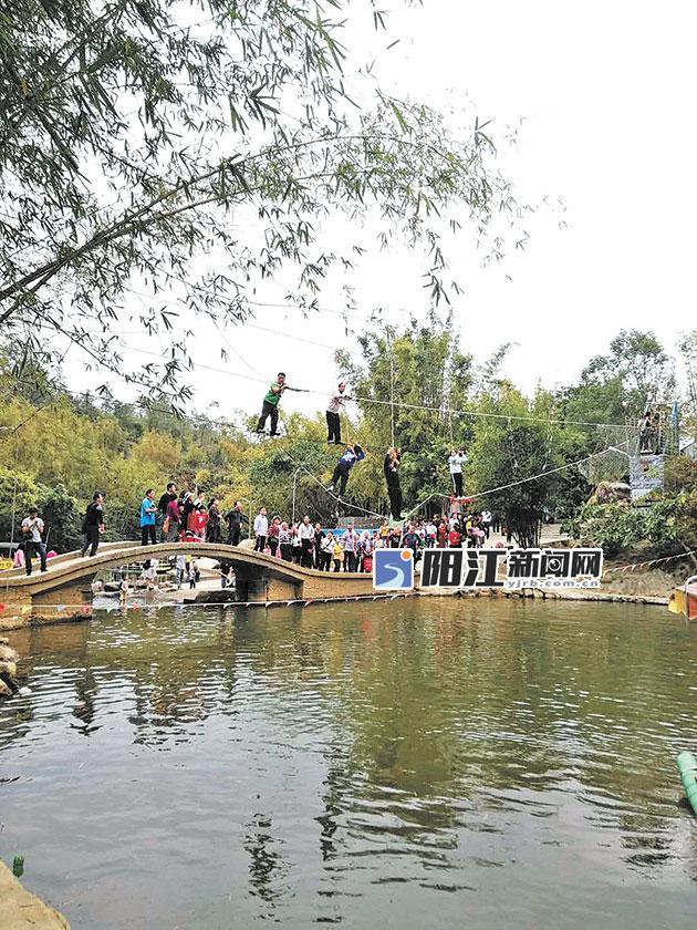 北桂园山庄钢索桥断裂游客涉险_阳江新闻_阳江新闻网