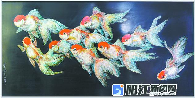 阳江非遗传承人积叔走了他画的龙鱼游向世界