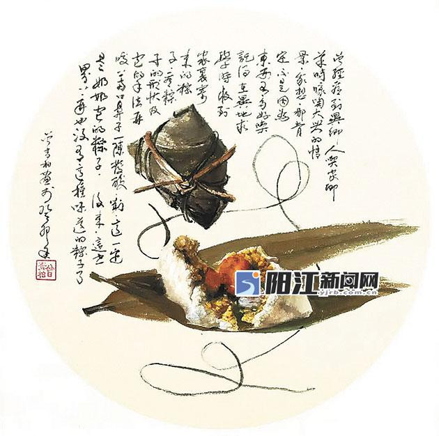 阳江画家曾青柏：以画笔与味蕾“勾勒”故乡_阳江新闻_阳江新闻网