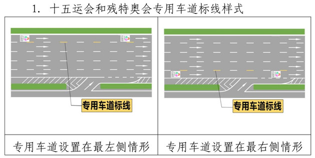 广州拟设十五运会和残特奥会专用车道