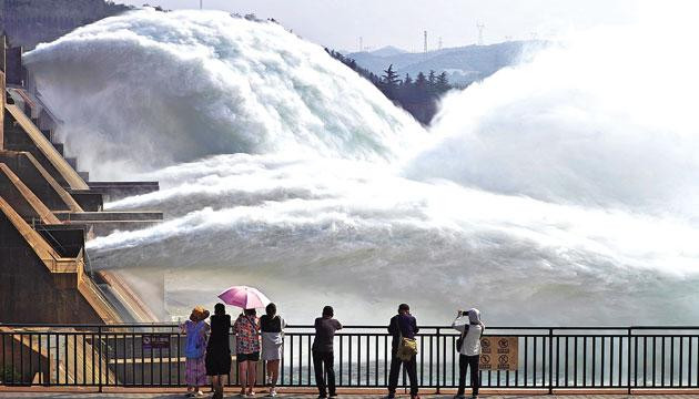 黄河之水天上来波澜壮阔小浪底