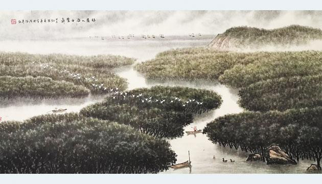 有感染力的山水诗意之作