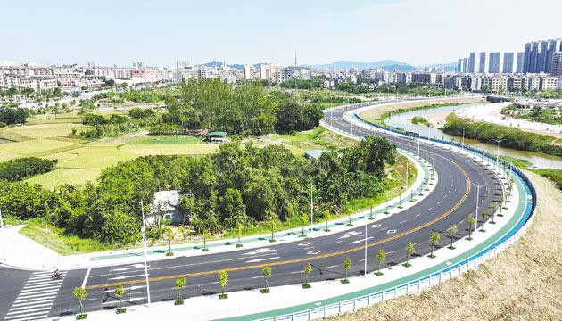 阳西滨江路西段项目进入冲刺阶段