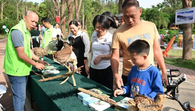市林业局举办森林徒步游园会