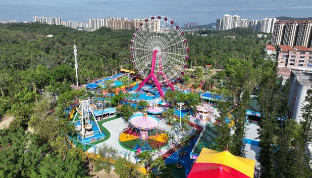 金山植物公园游乐场正式对外试运营