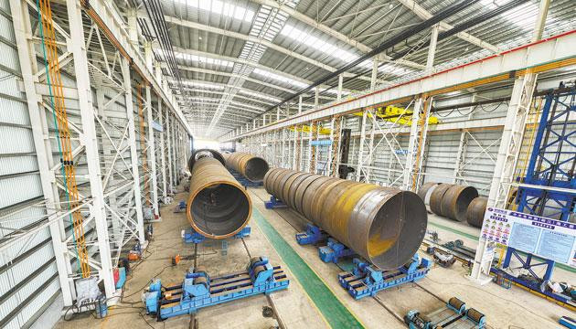 中国水电四局（阳江）海工装备有限公司北厂区投产