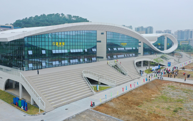 阳江市全民健身中心试运行