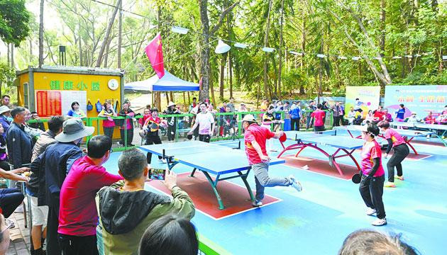 “15分钟健身圈”为市民健身提供便利条件