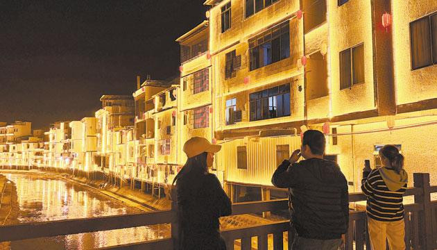 圭岗镇“一河两岸”风貌提升项目启用