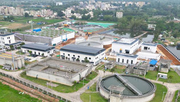 中洲岛污水处理厂二期扩建工程试运行