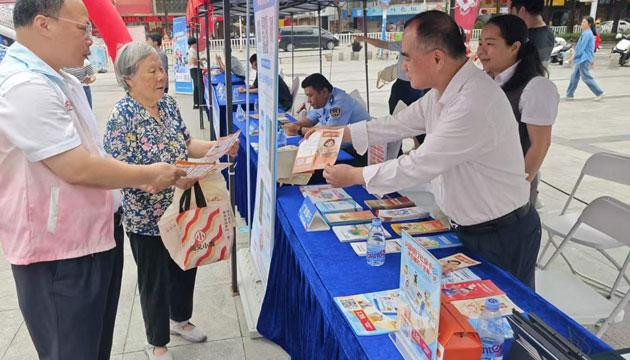 中行阳江分行参与新业态人员保障宣传活动