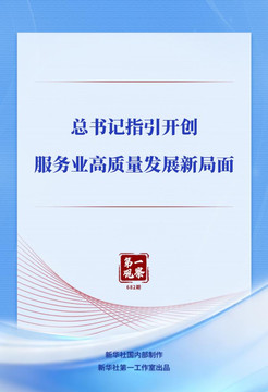 第一观察丨总书记指引开创服务业高质量发展新局面