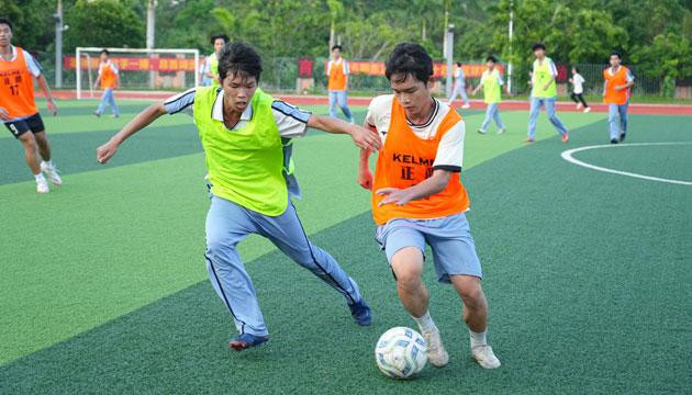 校园绿茵沃土孕育少年足球梦