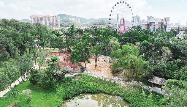 加快建设 金山植物公园将添新景