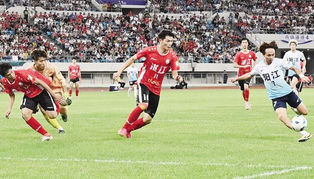 阳江队不敌西区“领头羊”湛江队