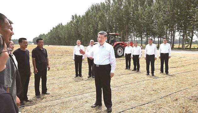 习近平在山东德州考察